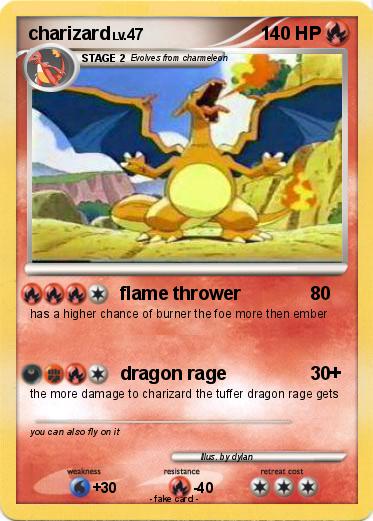 Pokemon charizard