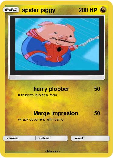 Pokemon spider piggy