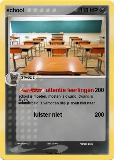 Pokemon school
