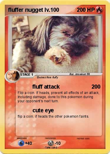 Pokemon fluffer nugget lv.100