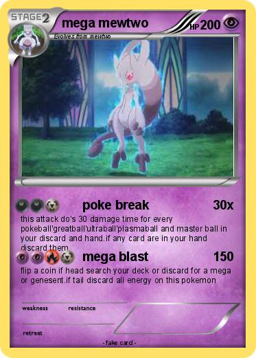 Pokemon mega mewtwo