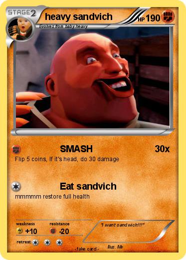 Pokemon heavy sandvich
