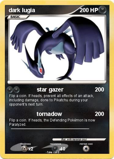 Pokemon dark lugia