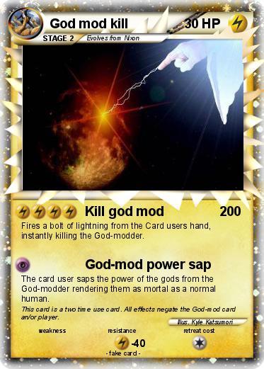 Pokemon God mod kill
