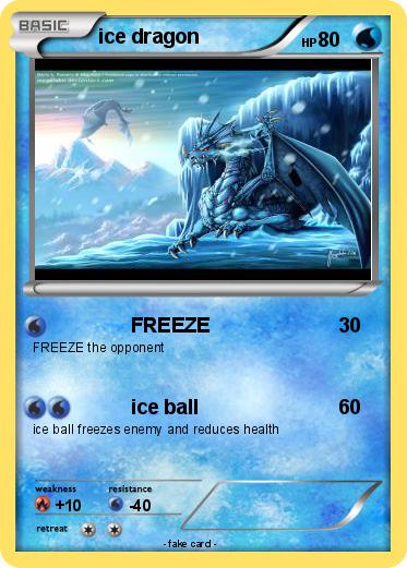 Pokemon ice dragon