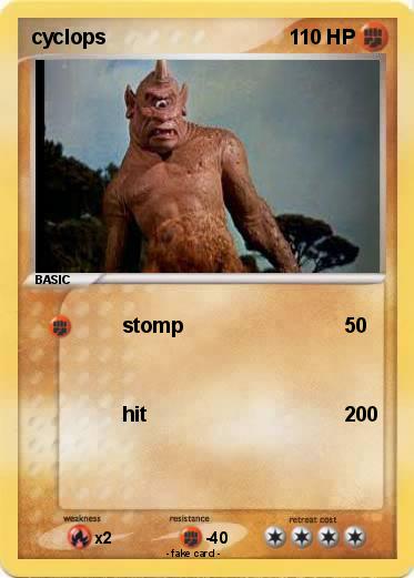 Pokemon cyclops