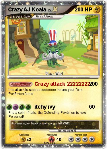 Pokemon Crazy AJ Koala