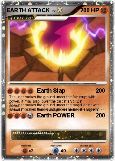 Pokemon EARTH ATTACK