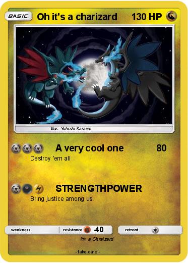 Pokemon Oh it's a charizard