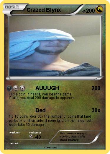 Pokemon Crazed Blynx