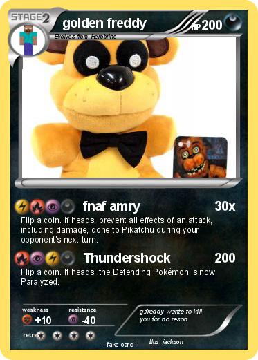 Pokemon golden freddy