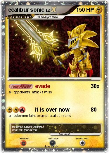 Pokemon ecalibur sonic