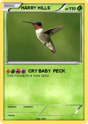 Pokemon HARRY HILLS