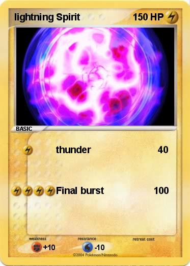 Pokemon lightning Spirit