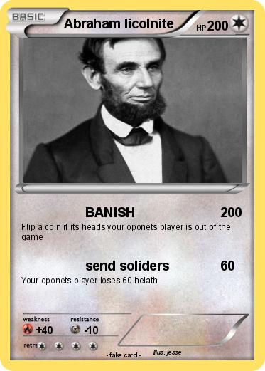 Pokemon Abraham licolnite