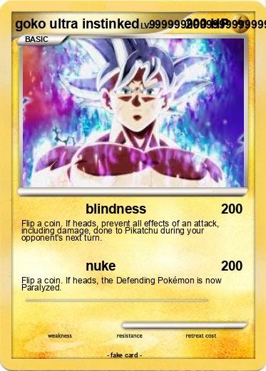 Pokemon goko ultra instinked