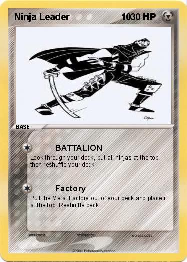 Pokemon Ninja Leader                    10