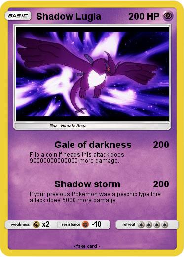 Pokemon Shadow Lugia