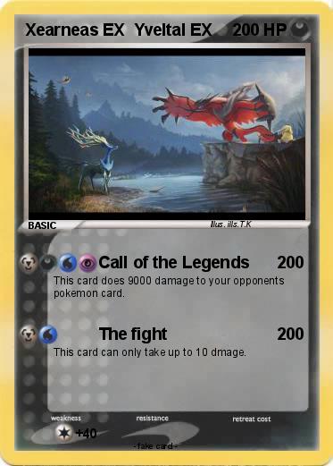 Pokemon Xearneas EX  Yveltal EX