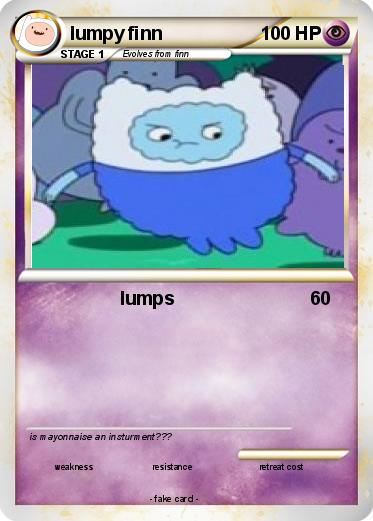 Pokemon lumpy finn