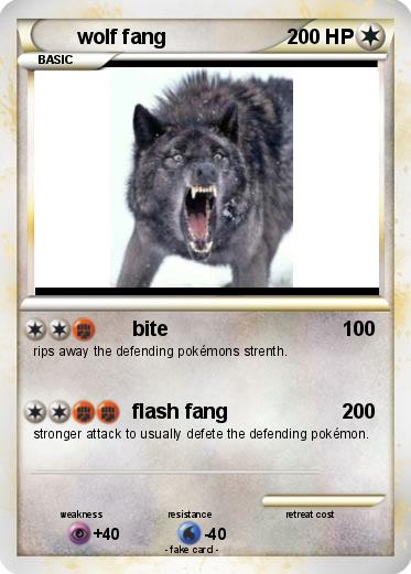 Pokemon wolf fang