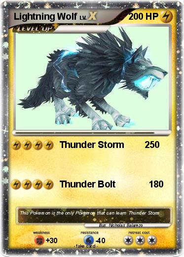 Pokemon Lightning Wolf