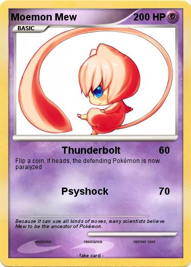 Pokemon Moemon Mew