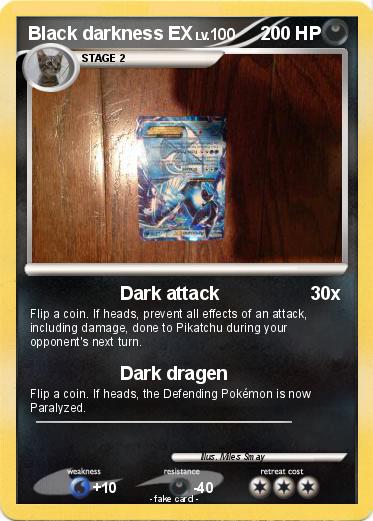 Pokemon Black darkness EX