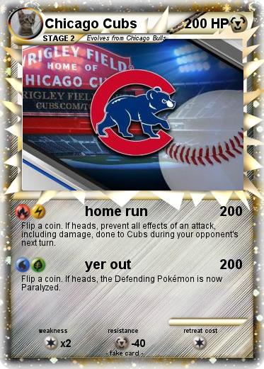 Pokemon Chicago Cubs
