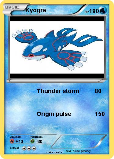 Pokemon Kyogre