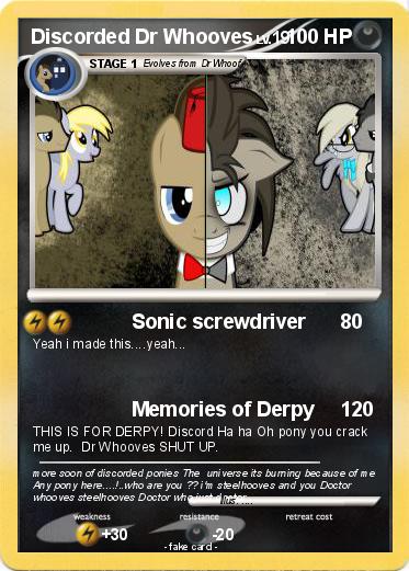 Pokemon Discorded Dr Whooves