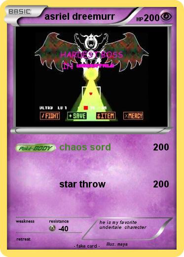 Pokemon asriel dreemurr