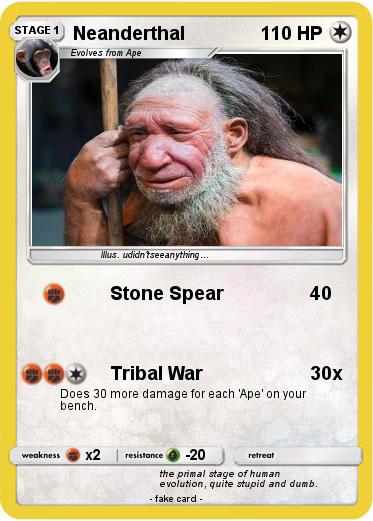 Pokemon Neanderthal