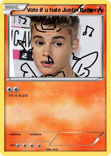 Pokemon Vote if u hate Justin Beiber Pokemon Vote if u hate Justin Beiber