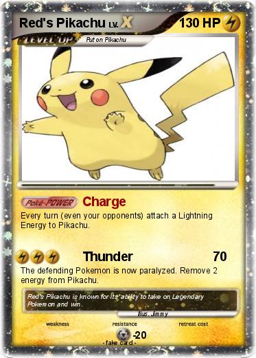 Pokemon Red's Pikachu