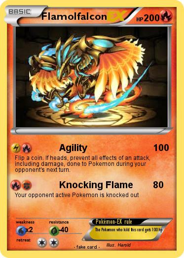 Pokemon Flamolfalcon
