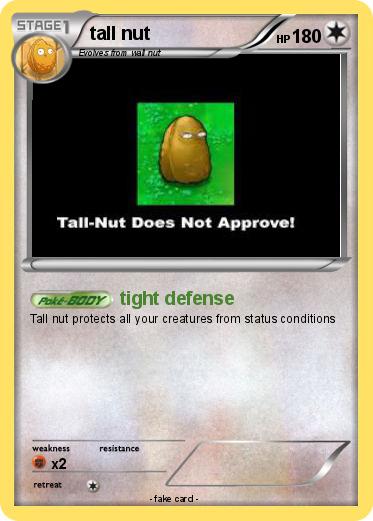 Pokemon tall nut