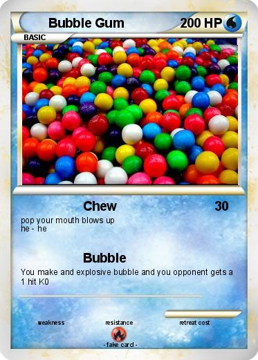 Pokemon Bubble Gum