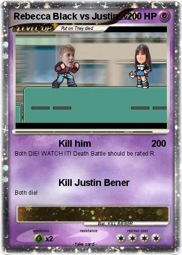 Pokemon Rebecca Black vs Justin