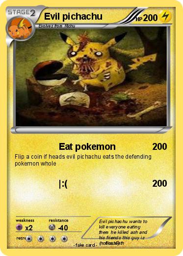 Pokemon Evil pichachu