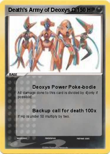 Pokemon Death's Army of Deoxys Ω
