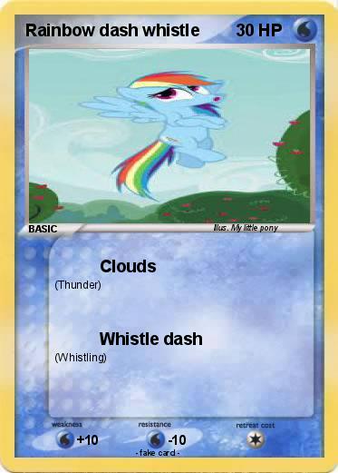 Pokemon Rainbow dash whistle