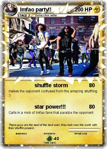 Pokemon lmfao party!!