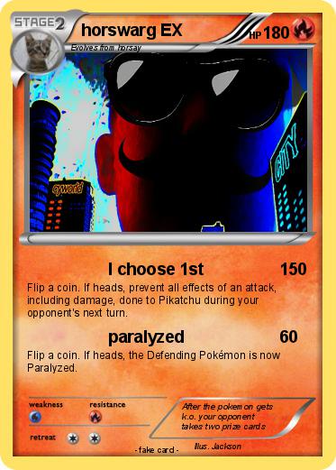 Pokemon horswarg EX