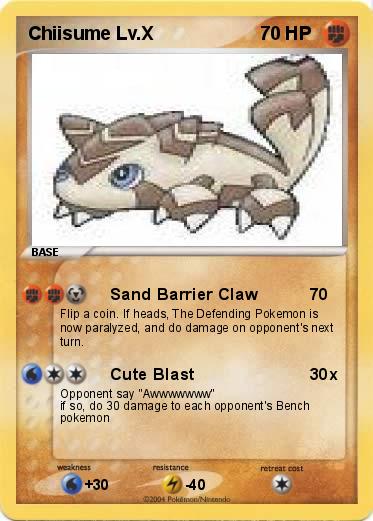 Pokemon Chiisume Lv.X