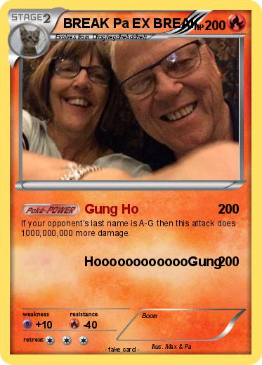 Pokemon BREAK Pa EX BREAK