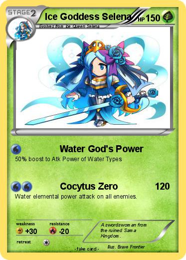 Pokemon Ice Goddess Selena