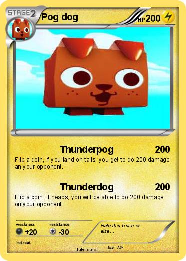 Pokemon Pog dog