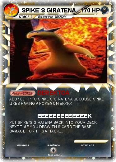 Pokemon SPIKE`S GIRATENA