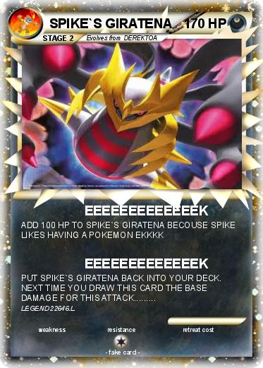 Pokemon SPIKE`S GIRATENA